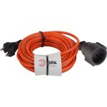 Силовой удлинитель ЭРА UPx12x110mIP44 в бухте, без заземления, 10м, 1 гнездо, ПВС 2x1, 15 Б0046805 (артикул 16133140) – фото 1