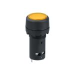 Кнопка Navigator NBI-B-09-Y желтая, с подсветкой, d22мм, 230В, NO+NC 82823 (артикул 18109033) – фото 1