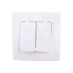 2-клавишный выключатель Schneider Electric BLANCA 10А, 250B, БЕЛЫЙ BLNVS010501 (артикул 16314295) – фото 1
