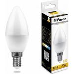 Светодиодная лампа - свеча E14 7W 2700K FERON LB-97 25475 (артикул 15608090) – фото 1