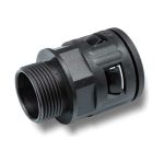 Муфта для гофрированных труб Weyer WQGM25B/AD21.2 коннектор прямой нар. M25x1.5 WE0204300 (артикул 21360508) – фото 1