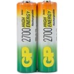 Перезаряжаемые аккумуляторы GP 270AAHC AA, емкость 2700 мАч - 4 шт. 270AAHC-2DECRC4 (артикул 16036081) – фото 1