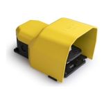 Педаль-выключатель Emas с защитной крышкой 2x1НО+1НЗ, 250 В, 4 А PDKS11GX10 (артикул 16424960) – фото 1