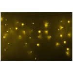 Гирлянда Neon-Night АЙСИКЛ бахрома, 4,8 х 0,6 м, прозрачный ПВХ, 176 LED желтые 255-141 (артикул 15789437) – фото 1