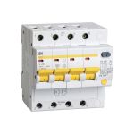 Дифференциальный автомат IEK АД14, 4Р, 25А, 300мА MAD10-4-025-C-300 (артикул 16300235) – фото 1