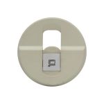 Накладка для одинарной компьютерной розетки Legrand Celiane Бежевый 66235 (артикул 15141329) – фото 1