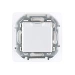 Розетка Legrand 2К+З IP 44 с откидной крышкой и шторками 16 А - 250 В - INSPIRIA - белый 673740 (артикул 20964459) – фото 1