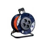 Удлинитель Партнер-Электро PowerLine 4 гн. б/з ПВС 2х0,75 10A 30м UK101B-430DB (артикул 15908713) – фото 1