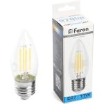Светодиодная лампа FERON LB-713 Свеча E27 11W 6400K, 38274 (артикул 25434231) – фото 1