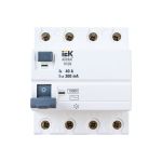 Выключатель дифференциального тока IEK ARMAT R10N 4P 40А 300мА тип AC AR-R10N-4-040C300 (артикул 20729985) – фото 1