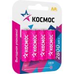Аккумулятор КОСМОС R6 2800mAh Ni-MH 4 на блистере KOCR6NIMH2800mAh4BL (артикул 22037884) – фото 1