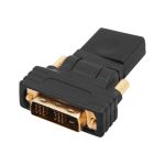 Поворотный переходник REXANT штекер DVI-D - HDMI гнездо 17-6812 (артикул 22221609) – фото 1