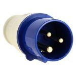 Кабельная вилка EKF 32А 2Р+Е IP44 переносная 220В ps-023-32-220 (артикул 15916117) – фото 1