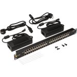 Панель LANMASTER POE, 19, 24 порта, с двумя блоками питания 48V 120W LAN-PP24-POE/A2 (артикул 17615118) – фото 1