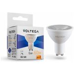 Светодиодная лампа VOLTEGA Софит линзованный GU10 2800К 6W диммируемый 7108 (артикул 20866557) – фото 1