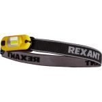Налобный светодиодный аккумуляторный поворотный фонарь REXANT белый-красный свет, Micro USB 75-700 (артикул 19543260) – фото 1