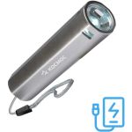 Ручной аккумуляторный фонарь КОСМОС 1Вт LED, линза, Li-ion 18650, 1200mAh, Power-bank, ABS-пластик, USB-шнур KOS116Lit (артикул 23399727) – фото 1
