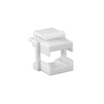Вставка Hyperline KJ1-SC/DLC-WH формата Keystone Jack, для проходного адаптера SC или dLC 32485 (артикул 16522745) – фото 1