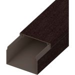 Кабель-канал AGIS ПВХ 40x25 мм Венге 3 D 60.05.40.25.200 (артикул 25582713) – фото 1