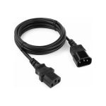 Кабель питания системный блок-монитор Cablexpert 1.8м C13-C14 VDE 10А черный с заземлением PC-189-VDE (артикул 19561206) – фото 1