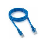 Патч-корд Cablexpert UTP, категория 5e, 0.25м, литой, многожильный PP12-1.5M/B (артикул 15965321) – фото 1