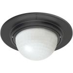 Потолочный датчик движения Steinel IS 360-1 DE IP 54 black инфракрасный, встраиваемый 32852 (артикул 16395508) – фото 1