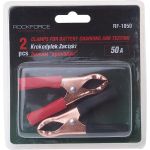 Зажимы для зарядки и тестирования аккумулятора ROCKFORCE 50A, в блистере RF-1050-1 (артикул 16254472) – фото 1