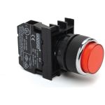 Выступающая кнопка Emas красная 2НО B101HK (артикул 16900879) – фото 1