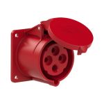 Встраиваемая розетка PCE 32А 400V 3P+E IP44 324-6 (артикул 16040312) – фото 1