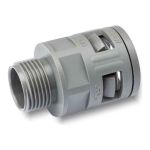 Муфта для гофрированных труб Weyer WQGM20G/AD21.2 коннектор прямой нар. M20x1.5 WE0200900 (артикул 21360478) – фото 1