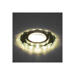 Встраиваемый потолочный светильник FERON с белой LED подсветкой CD8120 MR16 G5.3 белый 41909 (артикул 21069106) – фото 1