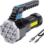 Фонарь Ultraflash LED53404 (аккумулятор 4В, черный, 7LED+COB, 3 Вт, 4 режима, USB, бокс са) 15033 (артикул 26877110) – фото 1
