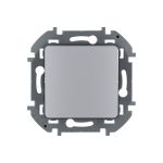 Одноклавишный выключатель Legrand - INSPIRIA - 10 AX - 250 В - алюминий 673602 (артикул 20953605) – фото 1
