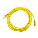 ExeGate Патч-корд UTP-RJ45-RJ45-5e-3M-YL, UTP, cat.5e, 3м, желтый 258677 (артикул 17618898) – фото 1