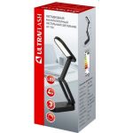 Настольный светильник UF-750 C02 Ultraflash черный 220 В, LED 24LED, аккумулятор 14352 (артикул 20226772) – фото 1