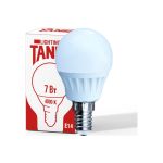 Светодиодная лампа TANGO 7W E14 шарик 4000K 220V LED G45-7W-E14-W 1004964 (артикул 16835227) – фото 1