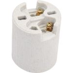 Патрон General Lighting Systems GLH-E40-CER-H-W керамический, Е40 подвесной белый 474008 (артикул 21533824) – фото 1