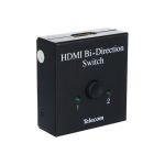 Разветвитель HDMI Telecom 2-1, переключатель HDMI 1--2, двунаправленный TTS5015 (артикул 16211263) – фото 1