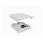 Оптический кросс TopLAN настенный, 4 SC/DLC адаптера, КРНМ-Top-04SC/DLC-GY (артикул 16427741) – фото 1