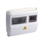 Корпус IEK ЩУРн-П 1/3 IP55 ИЭК пластиковый MSP103-1-55 (артикул 15425064) – фото 1
