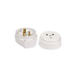 Разъем для плиты Smartbuy 32А 250В 2P+PE ОУ пластиковый белый SBE-IS1-250-P (артикул 16052277) – фото 1