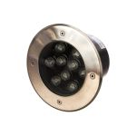 Светодиодный тротуарный грунтовый светильник 9W RGB 230V IP67 Feron SP4113 32020 (артикул 15594749) – фото 1