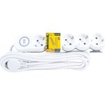 Удлинитель IEK, У05В 5 мест 2P+PE/5м 3х1,5мм2 16А/250В UNO WYP53-16-05-05-ZK (артикул 16523906) – фото 1