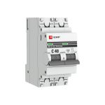 Автоматический выключатель EKF PROxima ВА 47-63 2P, 40А, 6кА, SQ mcb4763-6-2-40C-pro (артикул 16126499) – фото 1