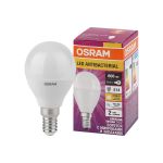 Светодиодная антибактериальная лампа Osram LC CLP60 7.5W/827 230VFR E14 10x1 4058075561298 (артикул 22521435) – фото 1