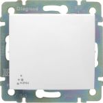 Проходной переключатель Legrand Valena белый IP44 одноклавишный 774206 (артикул 15142387) – фото 1