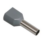 Наконечник IEK НШвИ, 2x0.5-8 мм2, слоновая кость, ИЭК, НГИ2, UTE10-D1-8-100 (артикул 15162658) – фото 1