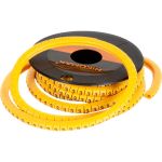 Кабельный маркер NIKOMAX, цифра ""9"", желтый, 500шт. NMC-CMR-9-YL-500 (артикул 16393102) – фото 1