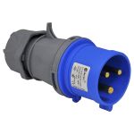 Кабельная переносная вилка TP Electric Зажимные контакты 16A, 250В, 2P+E, IP 44 3120-301-0900 (артикул 20711073) – фото 1
