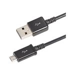 Кабель REXANT USB microUSB длинный штекер 1М черный 18-4268 (артикул 15906832) – фото 1